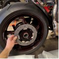Sicom Dual Matrix Carbon Ceramic (DMC) Floating Rear Brake Rotor AND Pads for the Ducati Panigale 1299 / 1199 / V4 some Monster and Multistrada 1200 245mm X 6mm